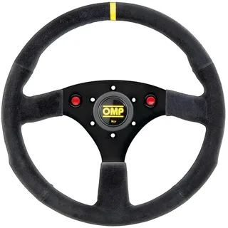 OMP 320 Alu SP Wildleder Lenkrad, 350 mm Ø, schwarz, Motorsportlenkrad