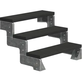 DOLLE Außentreppe Gardentop 54-66 cm 80 cm WPC