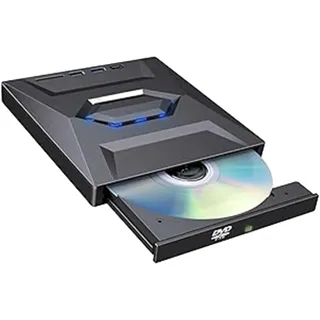 Jnchdghwa Multifunktionales Blu-Ray-Laufwerk USB/Type-C Tragbarer VCD/DVD/CD- und -Leser für Laptop und Desktop-PC