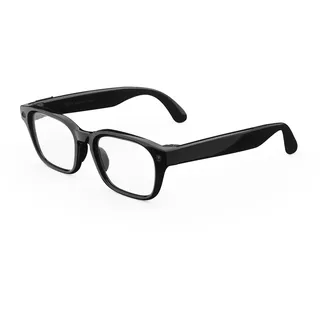 Meta Glasses, Adventurer, Klassisches Schwarz, Gläser: Transparent AI Glasses