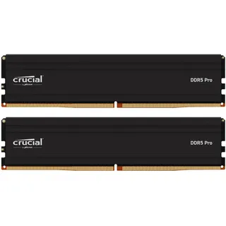 Crucial Pro DDR5-5600 64GB Kit (2x32GB) CL46 Schwarz CP2K32G56C46U5