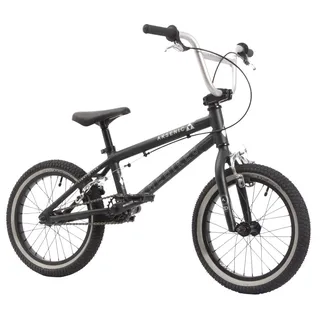 KHE KHEbikes KHE Arsenic LL 16 Zoll BMX Bike 2025 – 7,9kg leicht, Aluminiumrahmen, Alulenker, Two-Tone Reifen, U-Brake & Sidepull, für Kinder von 110–130 cm – Freestyle BMX für Street & Park – Sand Black