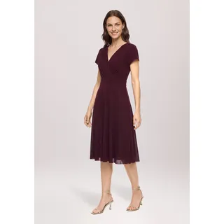 Vera Mont Cocktailkleid Glitzer-Look Strong Aubergine 44