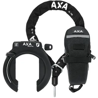 AXA basta AXA Block XXL Ringschloss + Einsteckkette Set mit Tasche (59515895SC)