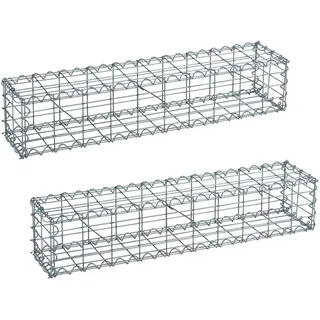 Estexo Gabione Spiralgabione Steinkorb 100 x 20 x 20 cm