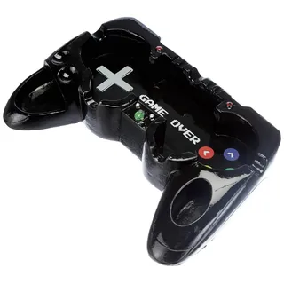 Out of the Blue ootb 78/5975 Game Over Aschenbecher Polyresin schwarz 16 cm