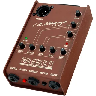 L.R. Baggs Paradi Para Acoustic DI Box with 5 Band EQ Silver