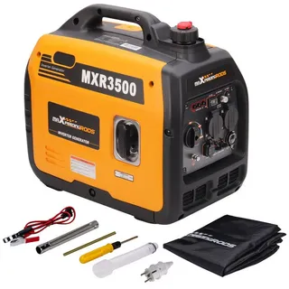 maXpeedingrods Stromerzeuger MXR3500, 3,2 in kW, Inverter Benzingenerator, Notstromaggregat gelb