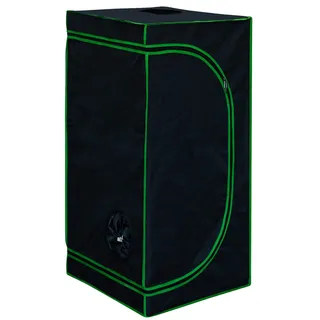 Kingpower Grow Zelt für Pflanzen Zuchtzelt Gewächshaus Box Zuchtschrank Garten Anzucht Gemüse Kräuter Grow Schrank Indoor Blumen klein Tomaten Hydro Green, Größe:40 x 40 x 120 cm (01)