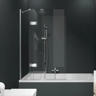 Hüppe Solva Badewannenabtrennung, festes Segment, 1-teilig,