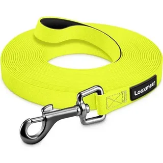 Schleppleine Biothane Hunde Karabiner 10m 20m wasserdicht 3m Neon Gelb