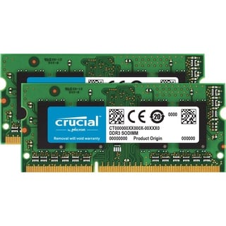 Crucial RAM CT2KIT51264BF160BJ 8GB Kit (2x4GB) DDR3 1600 MHz CL11 Laptop-Speicher-Kit