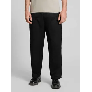 Chino mit Gesäßtaschen Modell 'BRADY', Black, XL
