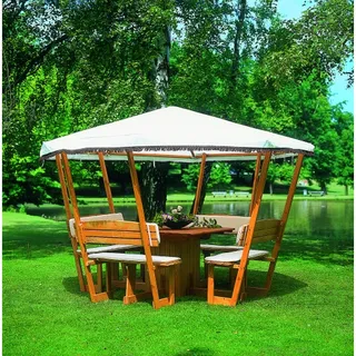 Promadino »Rosenheim«, BxT: 304x304 cm, inkl. Sitzgruppe