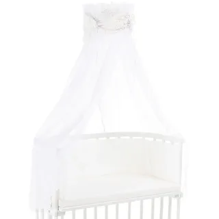 Babybay Himmel Babybay, Rosa, Weiß, Textil, Stern, 135x200x0.1 cm, Oeko-Tex® Standard 100, Schlafen, Babybett-Ausstattung, Babybettwäsche