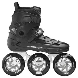 ROCES EGO 3X110 TIF Schwarz/Silber 42