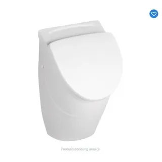 Villeroy & Boch O.Novo Keramik Absaug Urinal mit Deckel