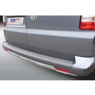 RGM Heckschürzenansatz 'Skid-Plate' kompatibel mit Volkswagen Transporter T5 Facelift 2010-2015 Silber (ABS)