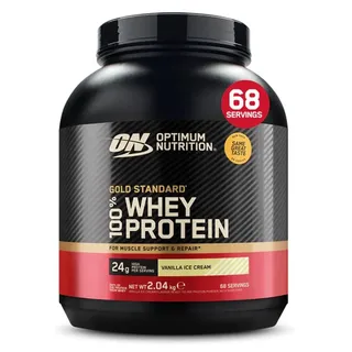 Optimum Nutrition Gold Standard 100% Whey Vanilla Ice Cream Pulver 2040 g