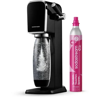 Sodastream Art black + Kunststoffflasche + CO2-Zylinder