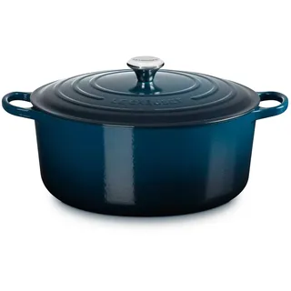 34 cm rund marineblau