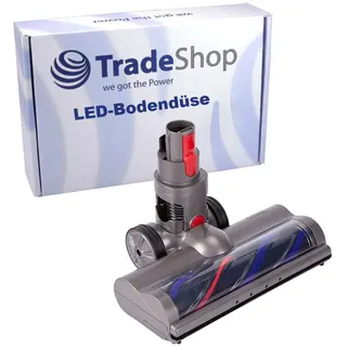 Trade-Shop LED Turbodüse Teppichdüse Bürste kompatibel mit Dyson V11 Absolute Pro, V11 Absolute Extra, V11 Absolute Extra +, V11 Absolute Extra Pro