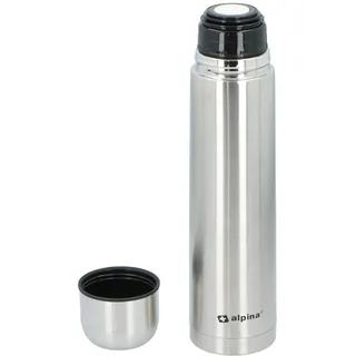 Alpina Thermoskanne silber 1 l