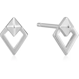 ANIA HAIE - SPIKE DIAMOND STUD EARRINGS - silber
