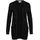 VIRIL Basic Strickjacke Schwarz XXL