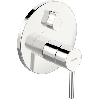 Hansa HANSAVANTIS Fertigset für Wanne/Brause, Pinhebel, für zwei Verbraucher Chrom 82609067