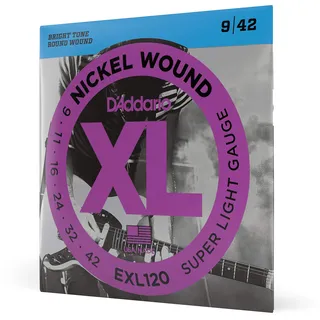 Daddario EXL120 Nickel-Wound Super-Light