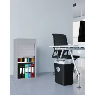 VCM Aktos L Büroschrank 80 x 40 x 180 schwarz