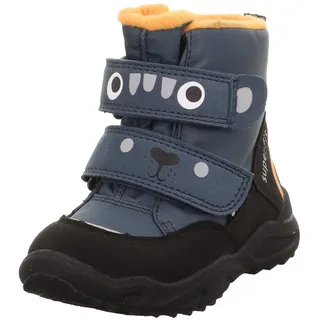 superfit Jungen Glacier Warm Gefütterte Gore-tex Schneestiefel, Schwarz Orange 0000, 25 EU Weit