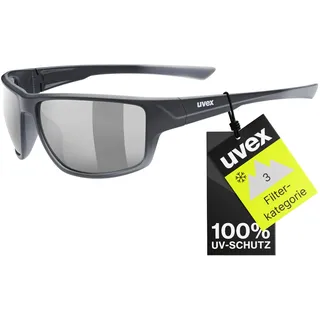 Uvex Sportstyle 230 - Sportbrille - black matt/silver