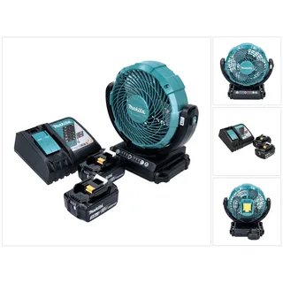 RF Akku Ventilator Lüfter 18 V 18 cm inkl. 2 x 3,0 Ah Akku + Ladegerät