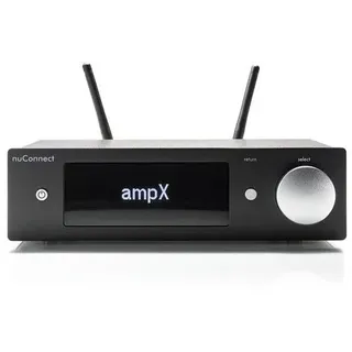 Nubert nuConnect ampX Vollverstärker (Anzahl Kanäle: 2, 220 W, Wide Sound, 2x 130 W, X-Room Calibration, Stereo Vollverstärker) schwarz