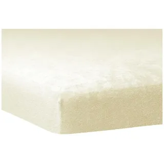 Traumschlaf Spannbettlaken Biber 120 x 200 - 130 x 200 cm beige