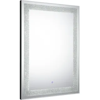 Mirrors & More Hermine LED-Spiegel 50,00 W 70,00 cm Silber