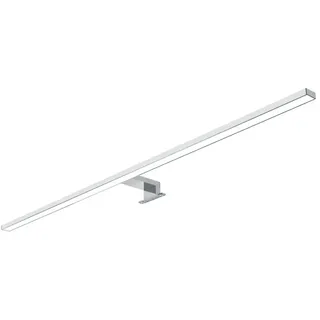 Kalb Material Für Möbel kalb 80cm LED Badleuchte Badlampe Spiegellampe Spiegelleuchte 230V neutralweiß, silbergrau