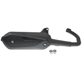 Auspuff Silent Pro 50 ccm – passend für Piaggio NRG MC2, MC3, Power, TPH, NTT – E-Zeichen, leiser Sportauspuff für 2-Takt Motor