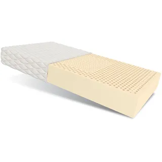 Matratze 140x200 UDINE H2 7 Zonen Latex  11 cm JERSEY Bezug
