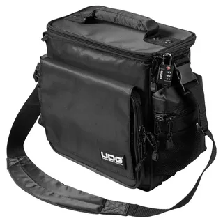 UDG Ultimate 12” SlingBag Schwarz MK2 (U9630) | Für bis zu 50 12"-Schallplatten; wasserabweisendes Nylon 420D; schaumstoffgepolstertes Hauptfach; TSA-Zahlenschloss