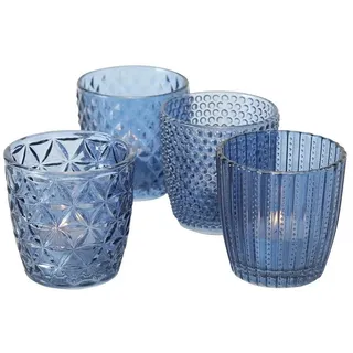 Boltze Marilu Glas lackiert blau