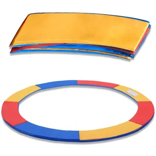 FIVMEN Trampolin Randabdeckung 305 cm Trampolin Umrandung Federschutz Randschutz Reißfest UV-beständig Federabdeckung Abdeckung Trampolin Ersatzteile, Bunt