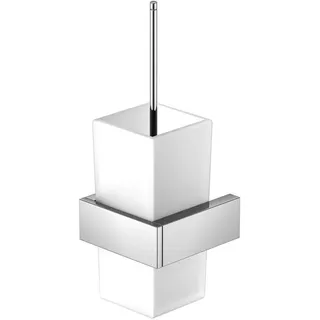 Steinberg WC-Bürstengarnitur Serie 460 Chrom/Glas Weiß (4602903)