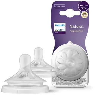 Philips Avent Natural 0m+, 2 Stück (Modell SCY962/02)