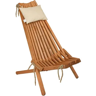 Garden Pleasure Falun Relaxsessel 69 x 93 x 102 cm kieferfarbe