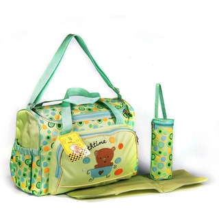 Baby Kinder Wickeltasche Windeltasche Kindertasche Tasche Reisetasche (Grün 1)