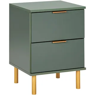 Beliani Nachtschrank WALPOLE 40 x 41 x 56 cm Grün