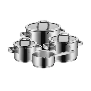 WMF Function 4 Black Topf-Set 4-tlg. 3 x Kochtopf + Stielkasserolle